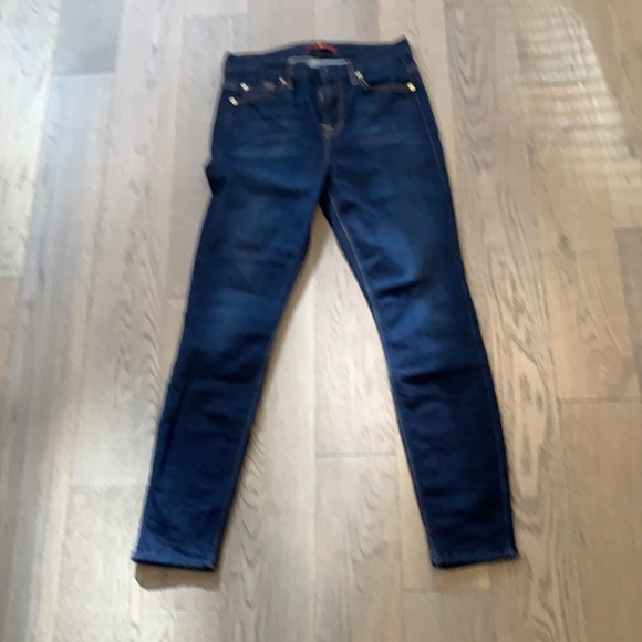7 for All Mankind Dark Skinny Jeans - Picture 2 of 6